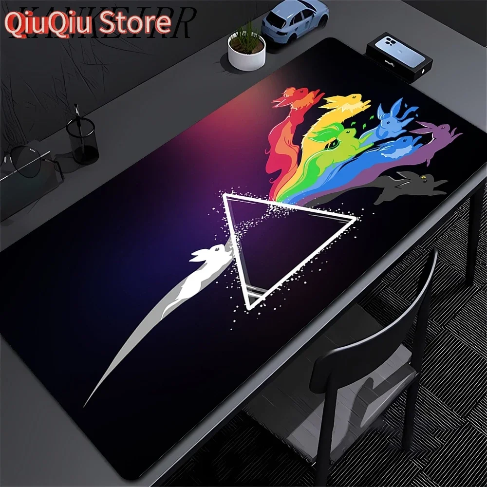 

Милый игровой коврик для мыши в стиле аниме, ПК, геймерский кабин, коврик для клавиатуры, коврик для настольной мыши P-pokemonS, коврик для мыши из натурального каучука, коврик для мыши 90x40 см