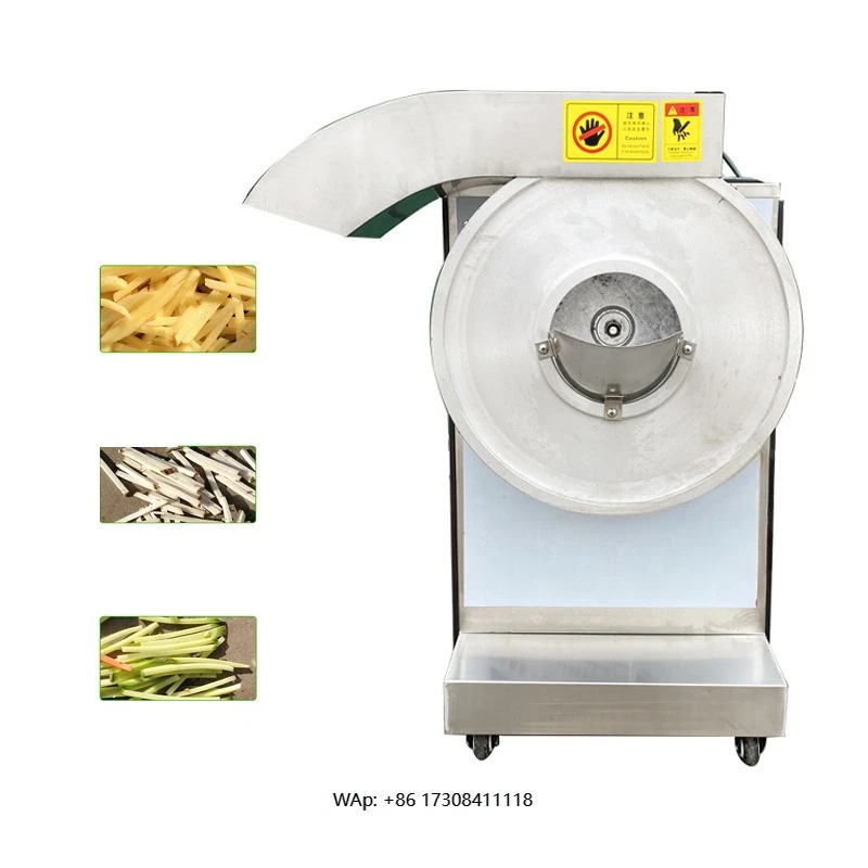 Cortadora Manual Industrial Eléctrica de Yuca y Zanahoria para Patatas Fritas y Patatas Chips a la Francesa en Venta