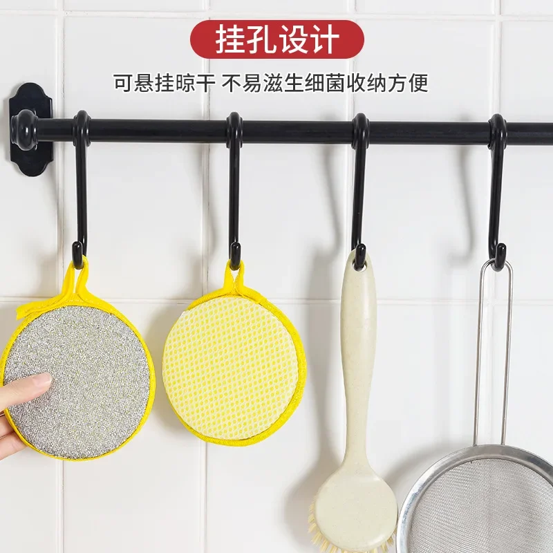 5pcs Thicken Double Side Dish washing Sponge Household Cleaning Tools Dish Brush Cleaning Supplies Pot and Dish Cleaning Sponges