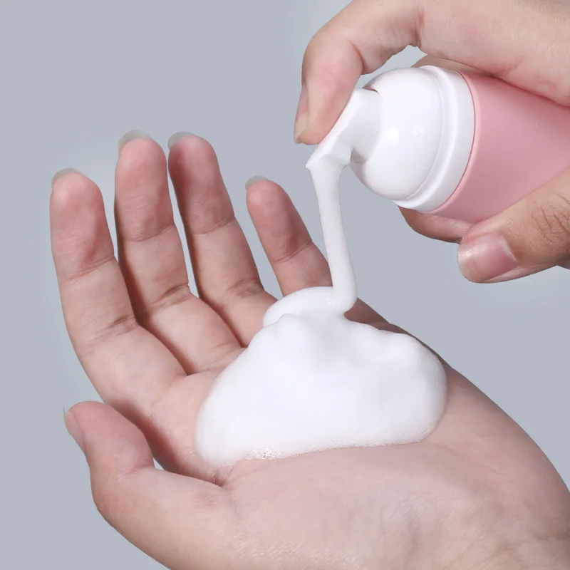 1PC Bottiglia vuota con pompa di schiuma Mini dispenser di sapone schiumogeno da viaggio per sapone per le mani, detergente per ciglia, bottiglie riutilizzabili per shampoo