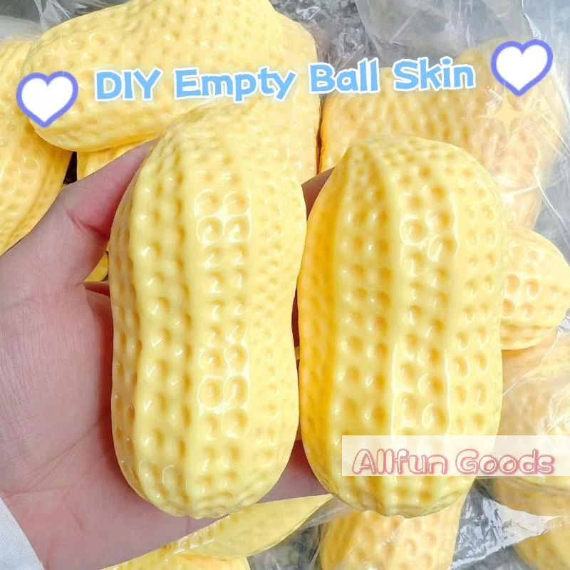 [TG835]Empty Fillable Simulated Peanut Squeeze Toy Stress Relief Slow Rebound Squeeze Fidget Toy Soft Decompression Toy