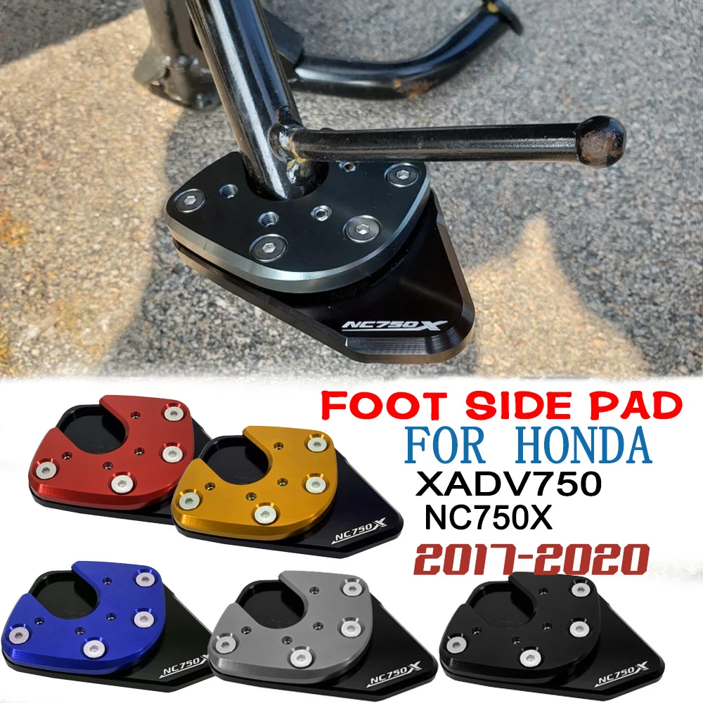 

New Motorcycle Kickstand Extension Plate CNC Foot Side Stand Pad For HONDA XADV 750 X-ADV 750 NC750X NC750 X 2017-2020