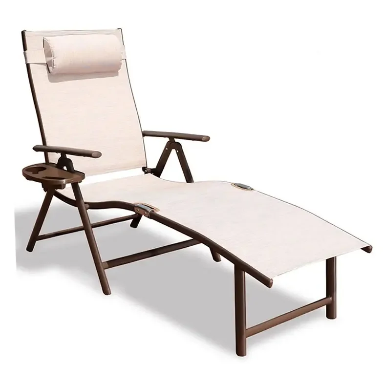 High quality outdoor chaise  chair aluminum sun loungers pool sun bed leisure beach chair