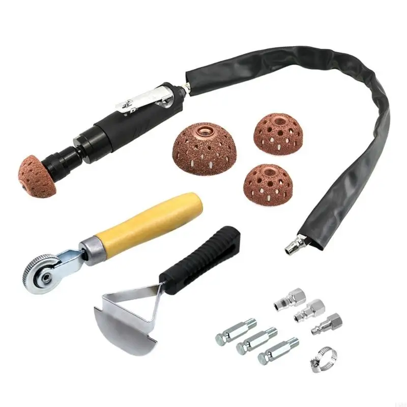 

D5BE Aluminum Alloy Heavy Duty Tire Patching With Air Powered Buffer Scraper Roller For Precise Inner Liner Preparation