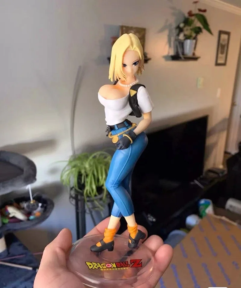 

Mh Dragon Ball Z Android 18 Anime Figure Pvc Collectible Model Desktop Ornament Wholesale For Anime Fans Collection Decor