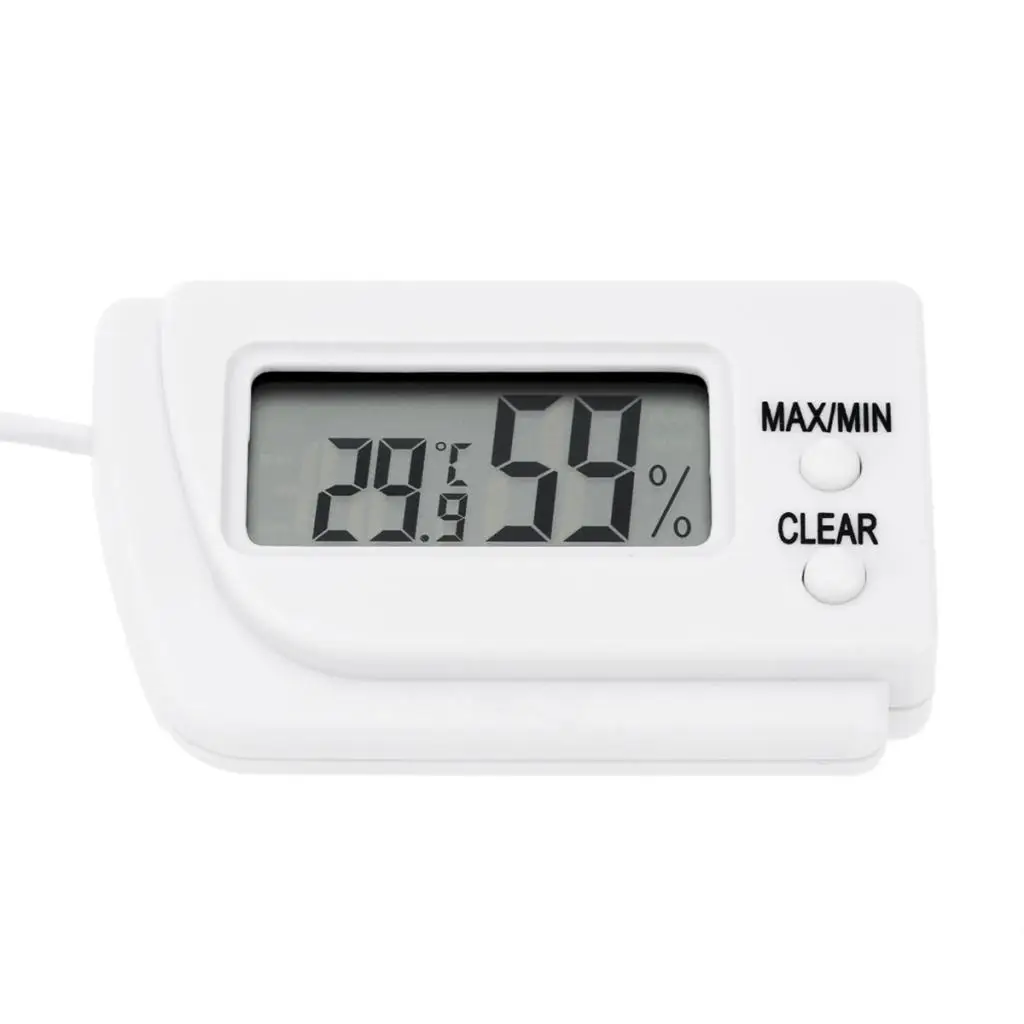 Digital Temperature and Humidity Meter Gauge Tortoise Hatching Eggs Thermometer