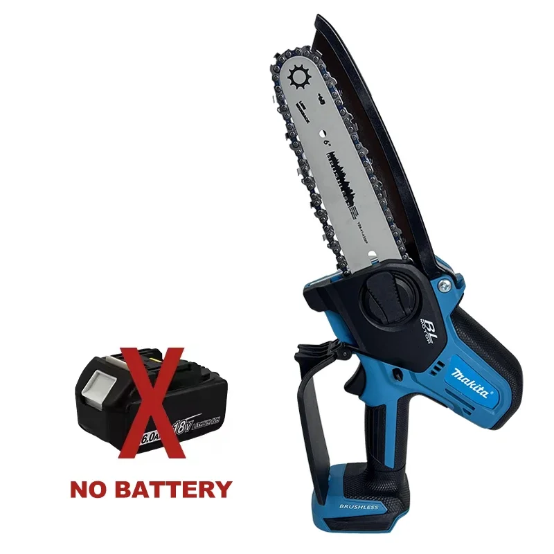 Elektrische Kettensäge von Makita, Astsäge, bürstenlose Akku-Elektrowerkzeuge für 18-V-Akku, Mini-Elektrosäge, Garten-Elektrowerkzeuge