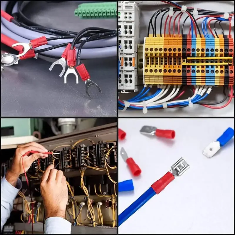 ZEXEF 280/140 قطعة معزول كابلات الموصلات سلك كهربائي تجعيد المجرف بعقب حلقة شوكة مجموعة حلقة العروات توالت محطات متنوعة #3