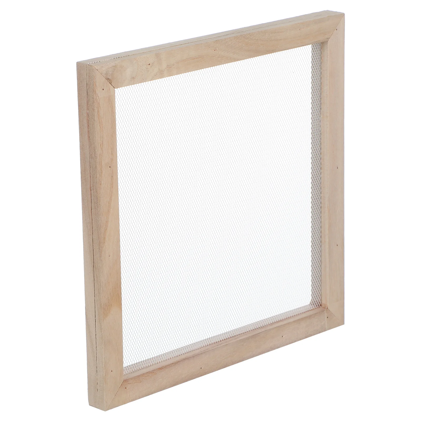 

Making Frame Natural Wooden Diy Screen For Handmade Paper Craft Educational Tool Portable Sturdy Design School Projects