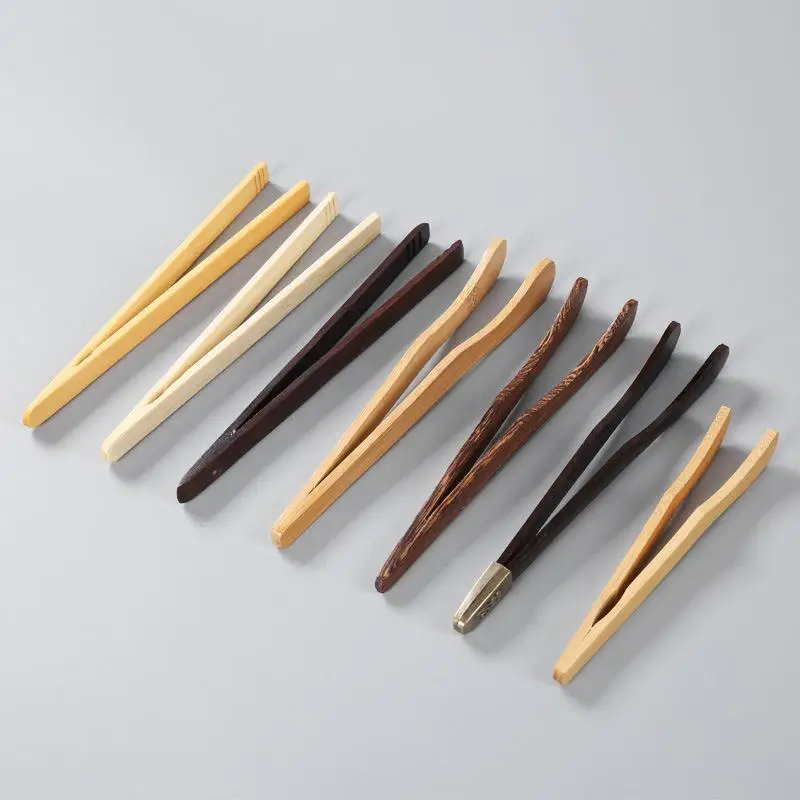 High-Quality Wood Tongs Sturdy & Durable For Serving Toast, Cheese, Fruits, Salad | Lightweight, Easy Grip