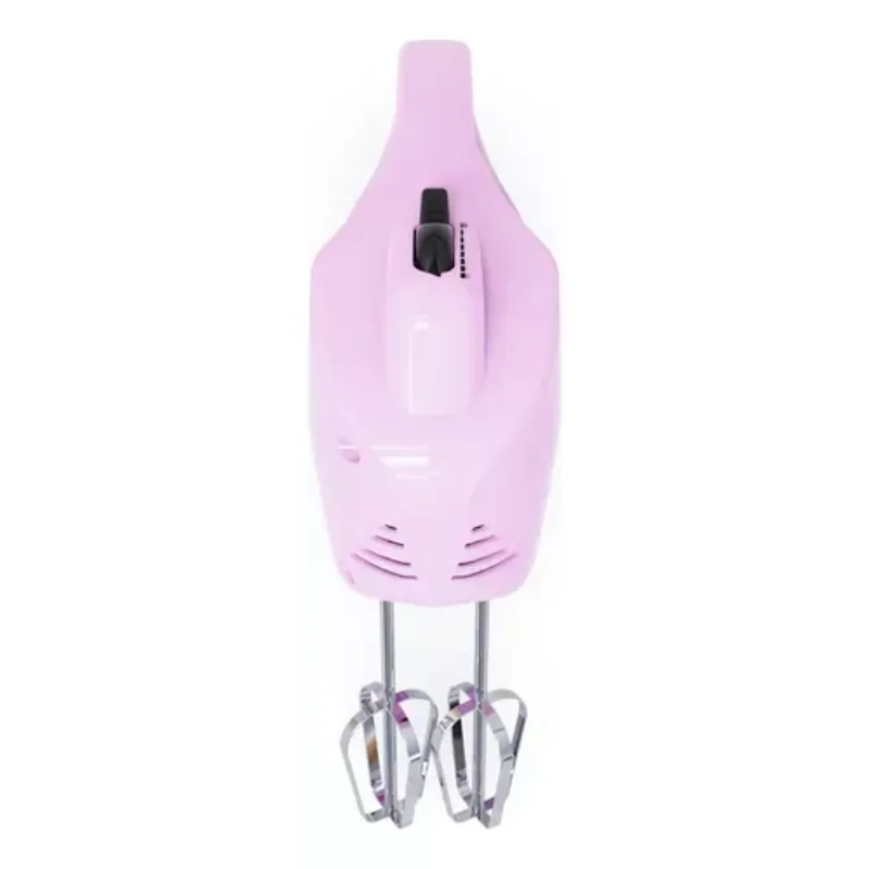 Frullatore manuale domestico rosa M2 a 7 velocità da 200 watt, comprese un mixer e montalatte per cucinare la preparazione di alimenti Mini friggitrice