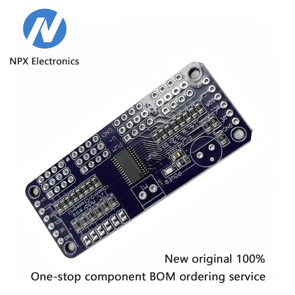 MCU-PCA9685 16-channel 12-bit Fm + I2C bus PWM controller servo control module