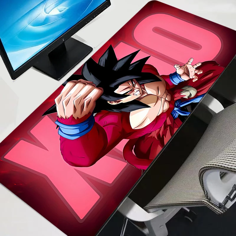 Computer Varmilo Tastatur Mauspad Dragon Ball Vegeta Goku Anime Gaming Zubehör Tisch Teppich Gamer Teppich Schreibtisch Matte Mousepad