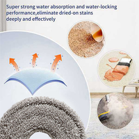 A74G-Washable Mop Pads Replacement For Roborock Saros Z70 / Roborock G30space Vacuum Cleaner Parts Mop Pads
