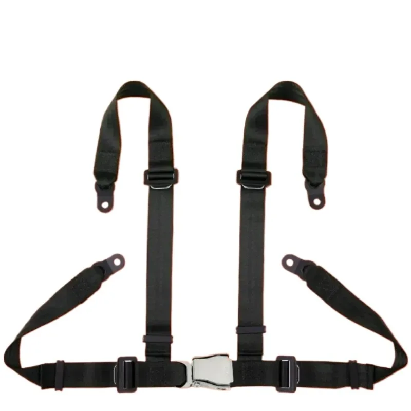 Heavy Duty Shoulder Pads Safety Harness Set Fit for Sports Car Racing Car 4 Point Safety Harness Set with Ultra Comfort 1 Pcs