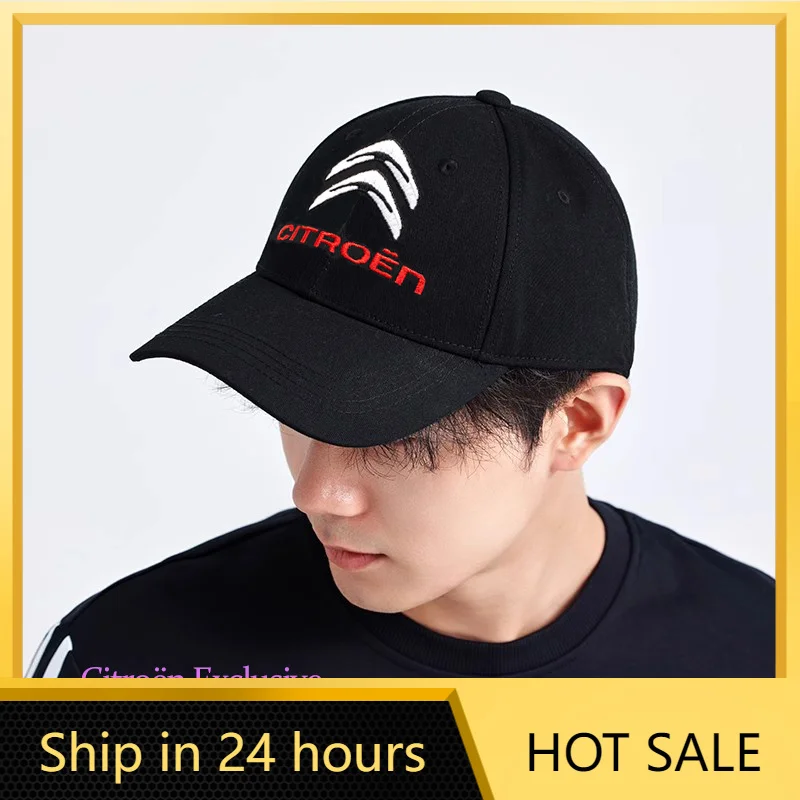 

Car Sticker Car Logo Trucker Hats Motion Casual Baseball Cap For Citroen C3 C5 Aircross C5X C4 Cactus Picasso E-C3 E-C4 C1 C-Cro