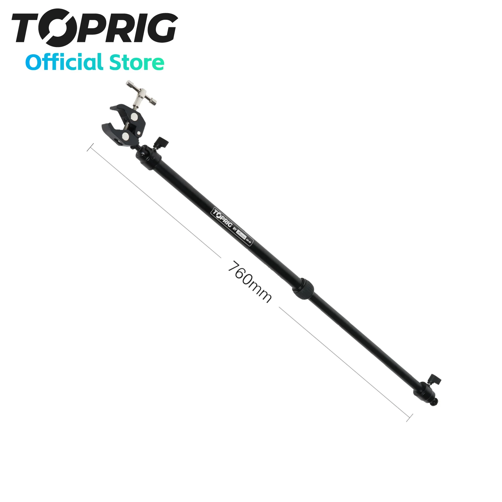 

Toprig Camera Video Slider Rail Support Rod for Mounting Slider Dolly Track Photography DSLR Stabilizer System Tripod Accessory