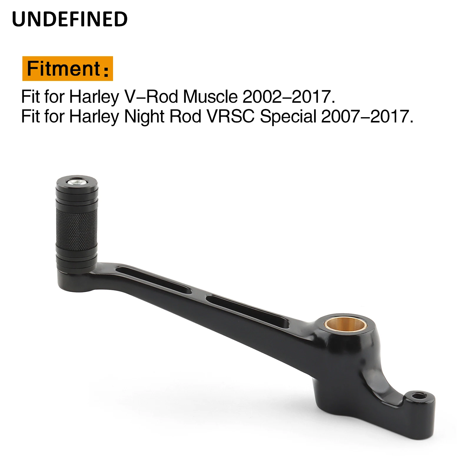 Motorcycle Shift Arm Lever Peg Pedal for Harley V-Rod Muscle 2002-2017 Night Rod VRSC Special 2007-2017 Aluminum Black Chrome