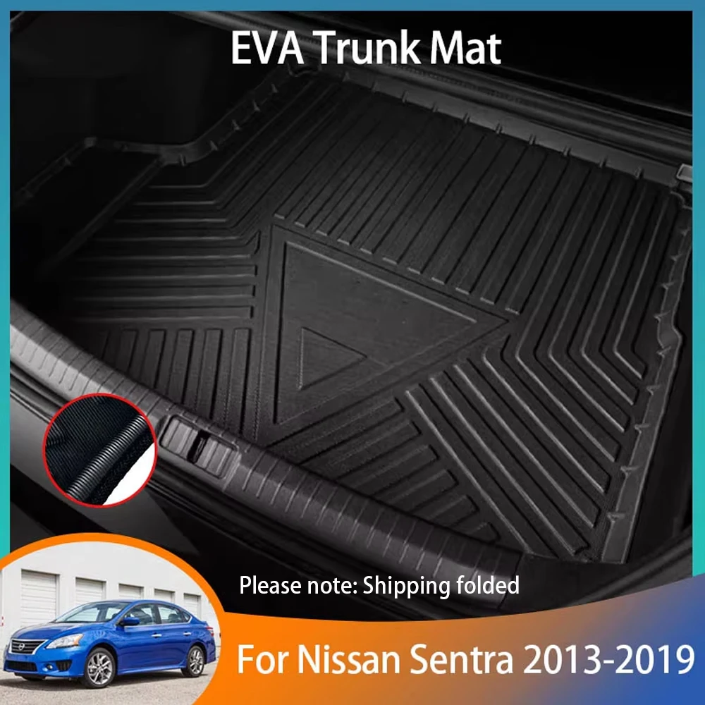 

Car Rear Trunk Mat For Nissan Sentra Sylphy B17 2013-2019 2017 2016 2014 Waterproof Protective Anti-Slip Storage Pad Accessories