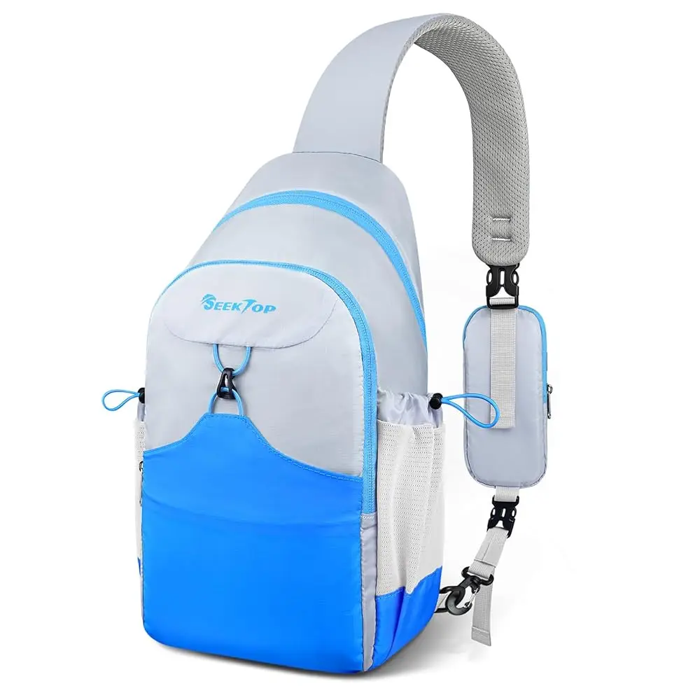 

Crossbody Bag RFID Sling Backpack for Women & Men, Casual Chest Daypack for Hiking Travel