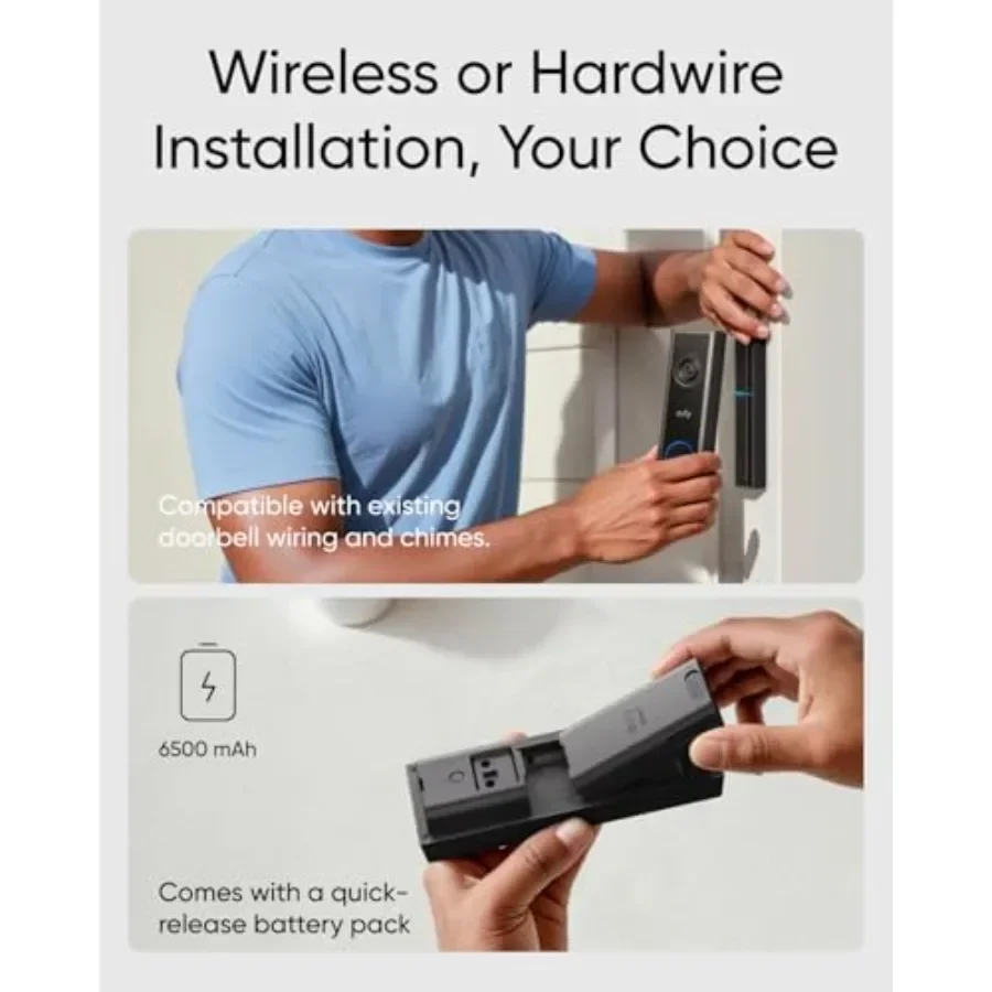 Video doorbell camera C31 showing full-body view