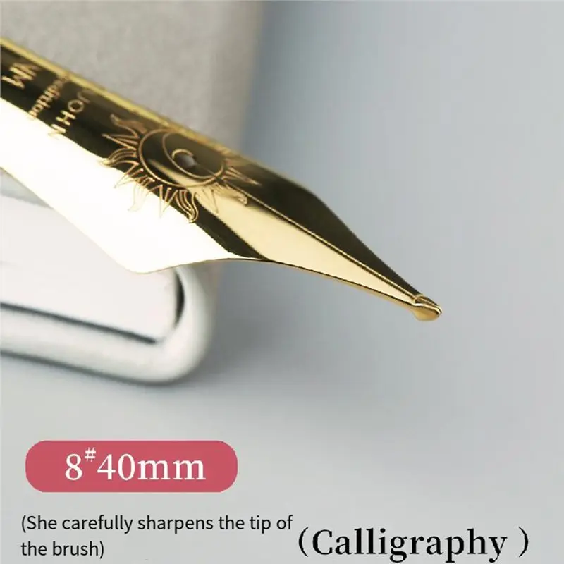 A53M-No. 8 Fountain Pen Nib(0.6-0.8Mm)-Long Blade
