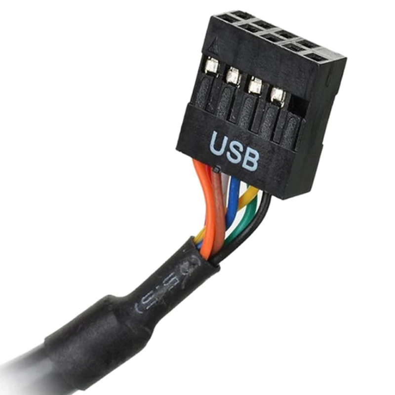 19/20-pins USB 3.0 vrouwelijk naar 9-pins USB 2.0 mannelijk moederbord header-adaptersnoer