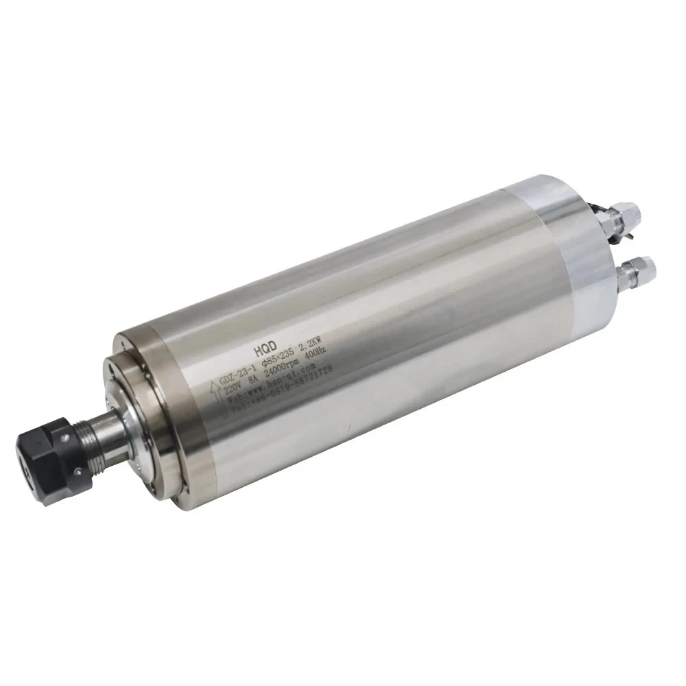 Spindle Motor 24000rpm 2.2Kw Machine Tool Spindle85mm GDZ-23-1 Engraving