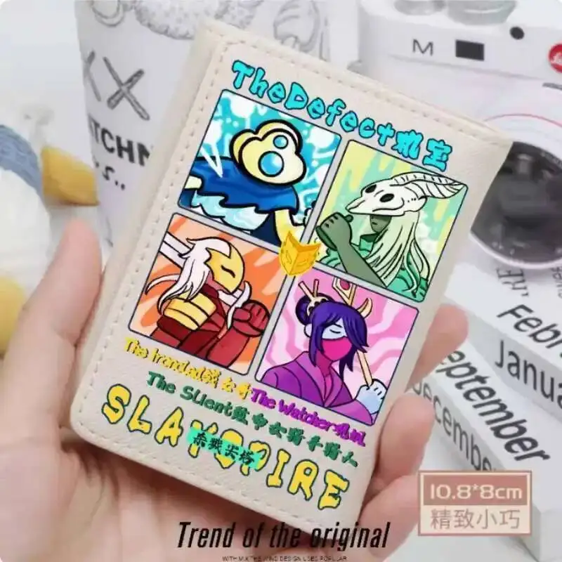 

Slay The Spire модный кошелек из искусственной кожи, кошелек для карт, засов для монет, сумка для денег, подарок для косплея B1710, аниме