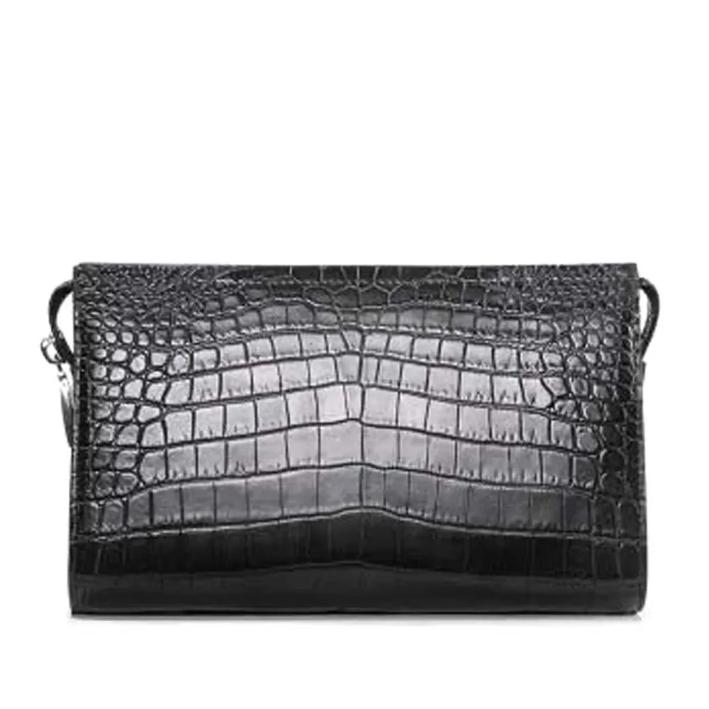 

menggeka new arrival male Handbag crocodile No splicing men clutch bag high-capacity male crocodile wallet Password lock