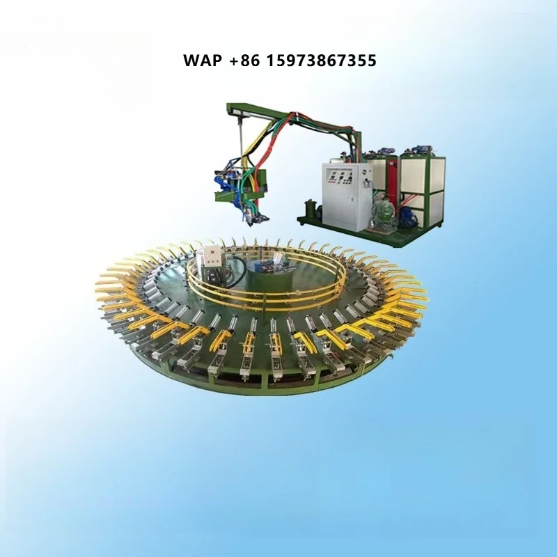 60 Stations Polyurethane Sole Machine Desma Type Shoe Manufacturing Machine Pu Sandal Making Machine