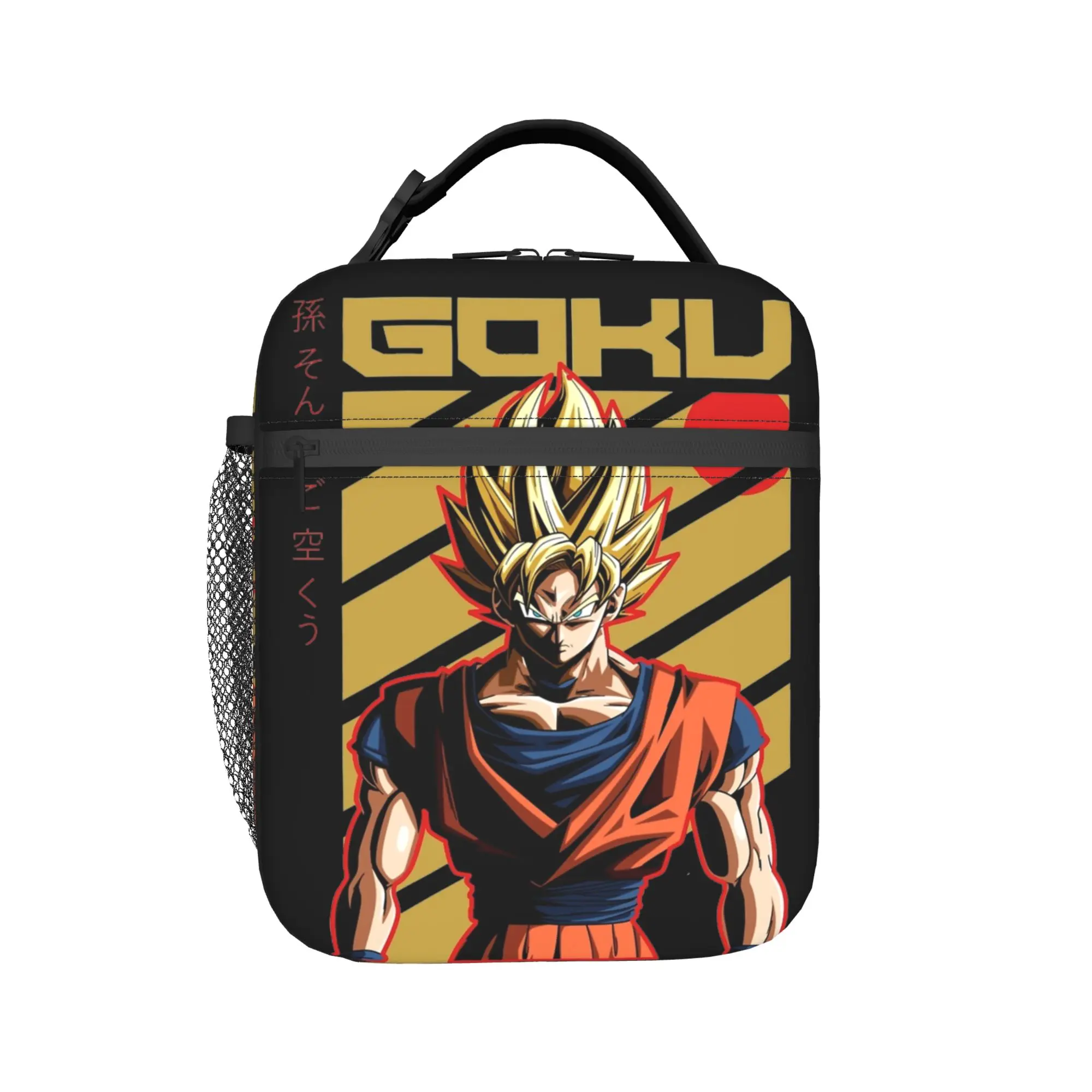 

D-Dragon-Ball-L DragonBalls Insulated Lunch Bags for Men Women Food Container Portable Thermal Cooler Bento Box For Picnic