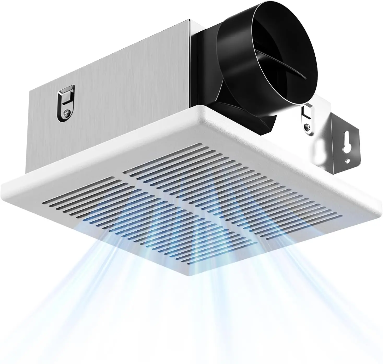 

Bathroom Exhaust Fan, 1.0 Sones, 80 CFM, Low Noise, Easy to Install, Ceiling Mounted Retrofit Ventilation Fans, No Attic