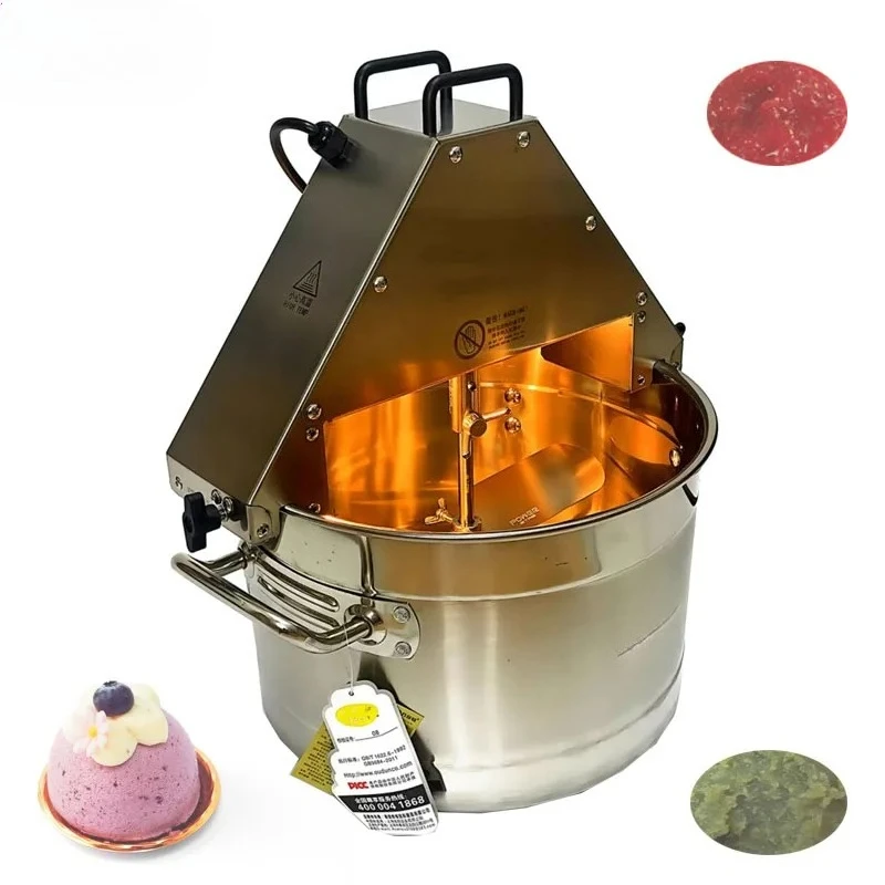 10L Mixer Machine Mixed Mooncake Bean Paste Jam Filling Mix Stir-Fry Sauces Two-Way Stirring With Hot Air Blower