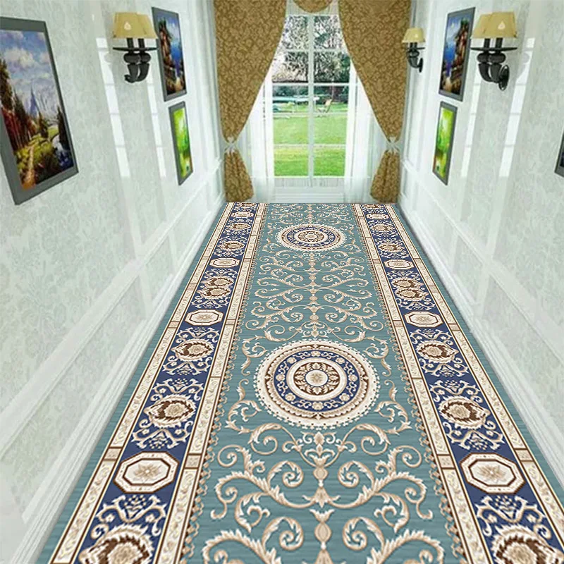 

Modern Luxury Long Strip Corridor Carpets Hallway Decoration Home Rugs for Living Room Large Bedroom Floor Mats Carpet Runner