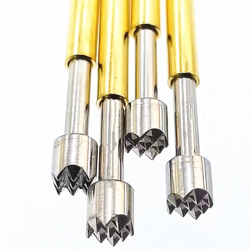 20PCS/pack P160-H3 Plum Blossom Head Spring Test Probe  Diameter 1.8mm Total Length 24.5mm PCB Pogo Pin