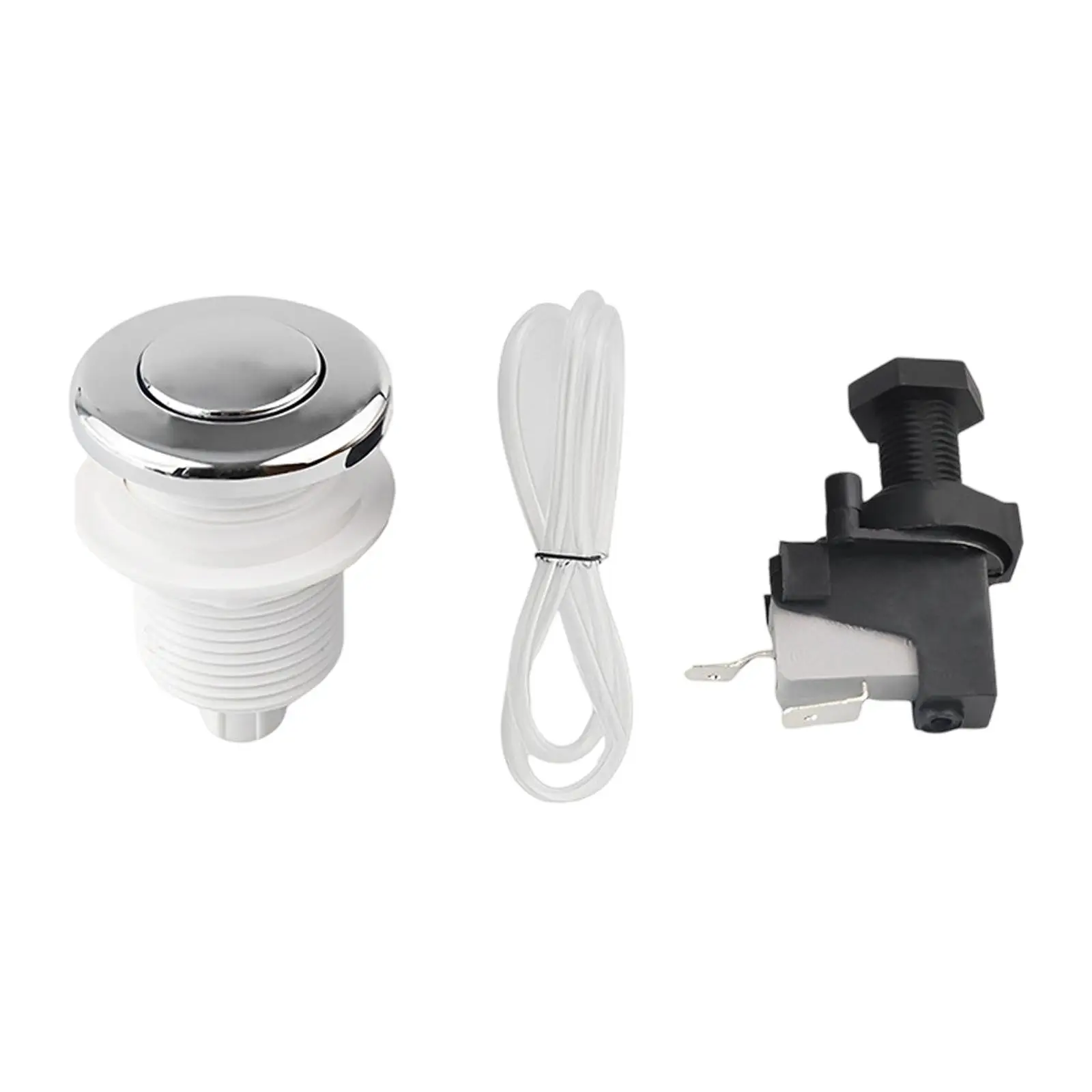 

Sink Top Air Switch Self-lock Air Switch Button Rubber Cordless Spare Parts Sink