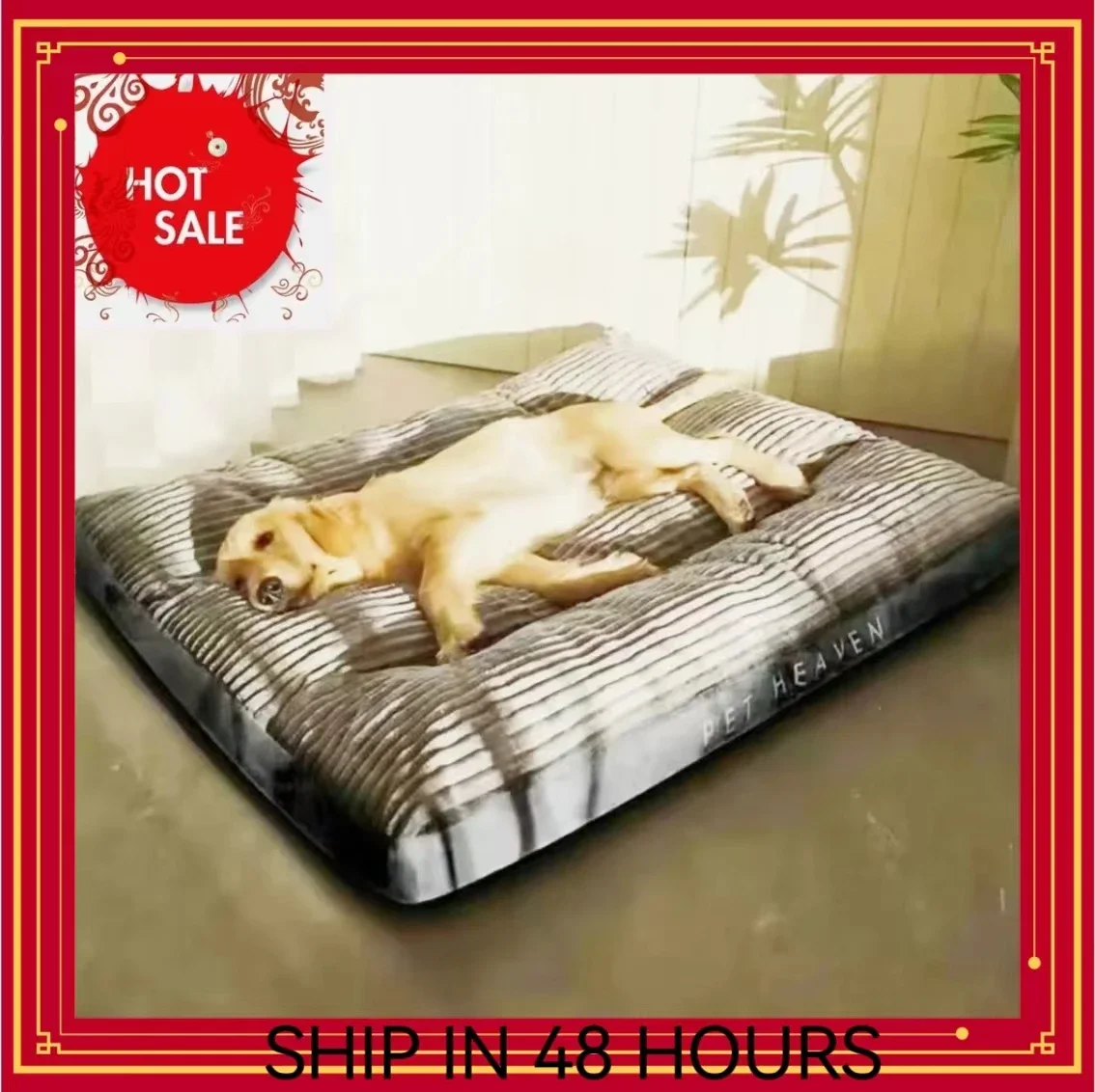 Cama para cachorro canil lavável quatro estações sofá grande para animais de estimação mais veludo grosso almofada de sono profundo tapete de cachorro para cães pequenos a grandes