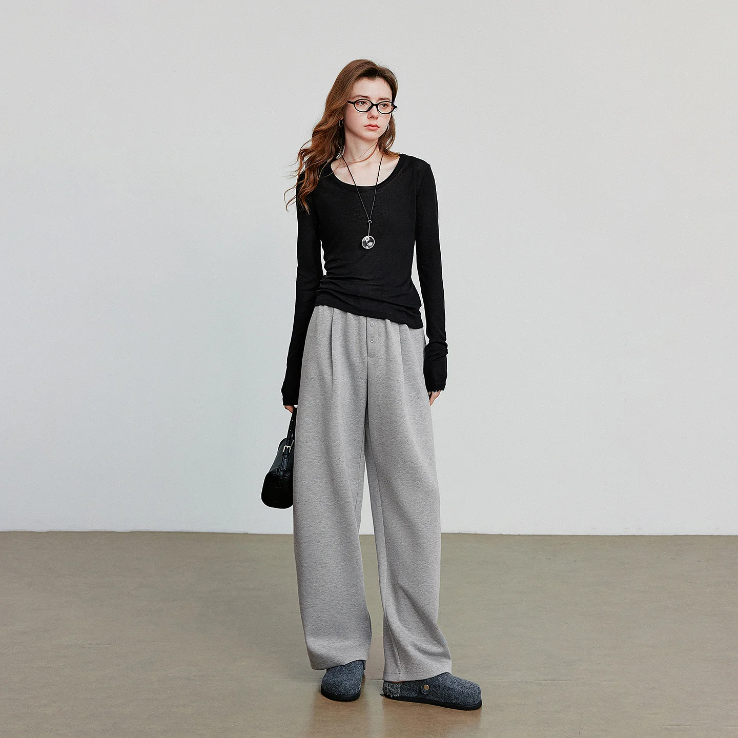 TOYOUTH بنطال رياضي غير رسمي للسيدات لخريف 2025 جديد بخصر مطاطي مستقيم رياضي غير رسمي سروال الموز