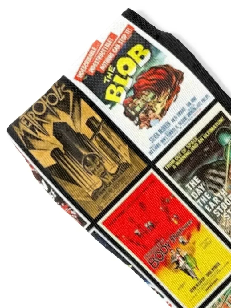 Classic Science Fiction Movie Posters Socks Running Men's funny gifts luxury Men's Socks Women's