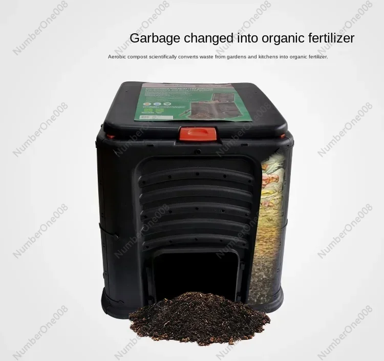 

Large Compost Box Courtyard Outdoor Garden Composter Collect Manure Boxes Aerobic Compost