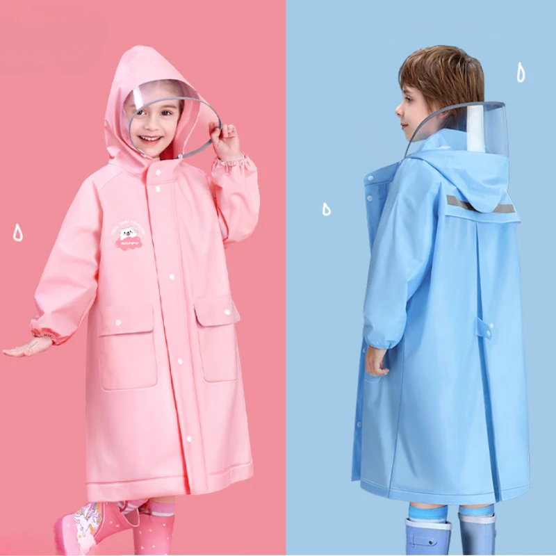 

Children's Full Body Poncho, Kindergarten Raincoat, Schoolbag Position, Travel Raincoat, Household Rain Gear, New