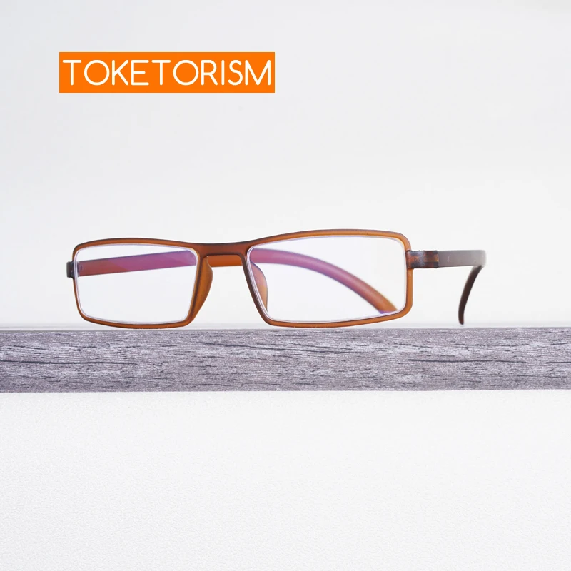 

Toketorism Urltra-Light Women's Reading Glasses Small Presbyopia Eyeglasses For Men TR90 Frame 2191