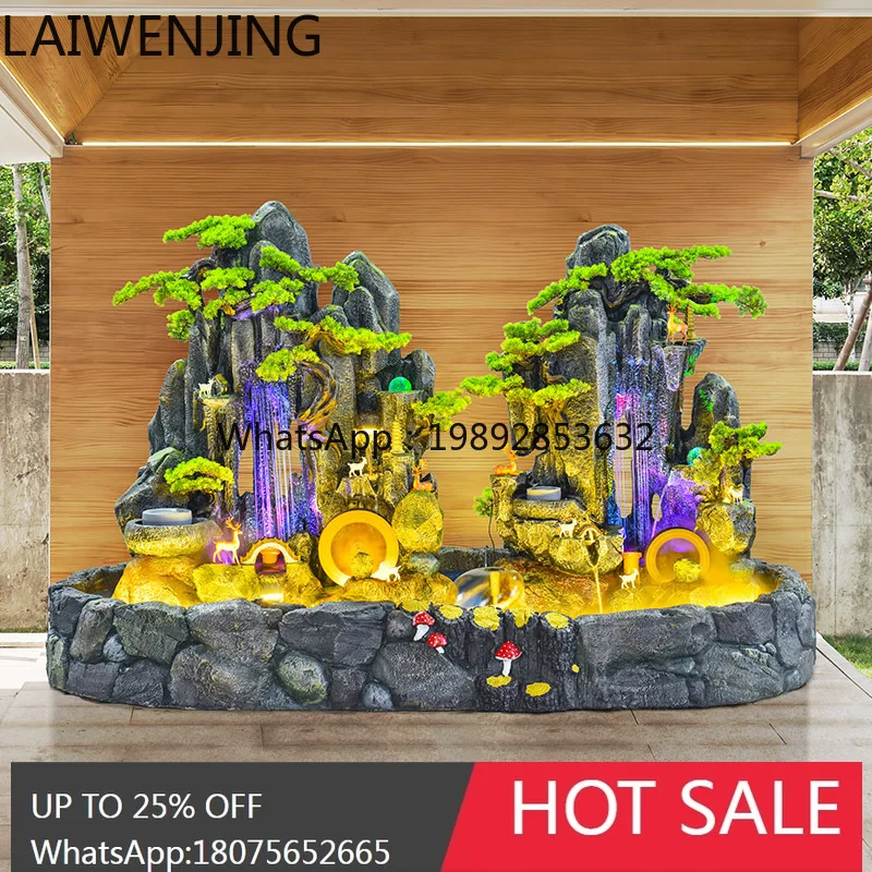 B1 rockery water fountain outdoor decoration fish pond landscaping ornament