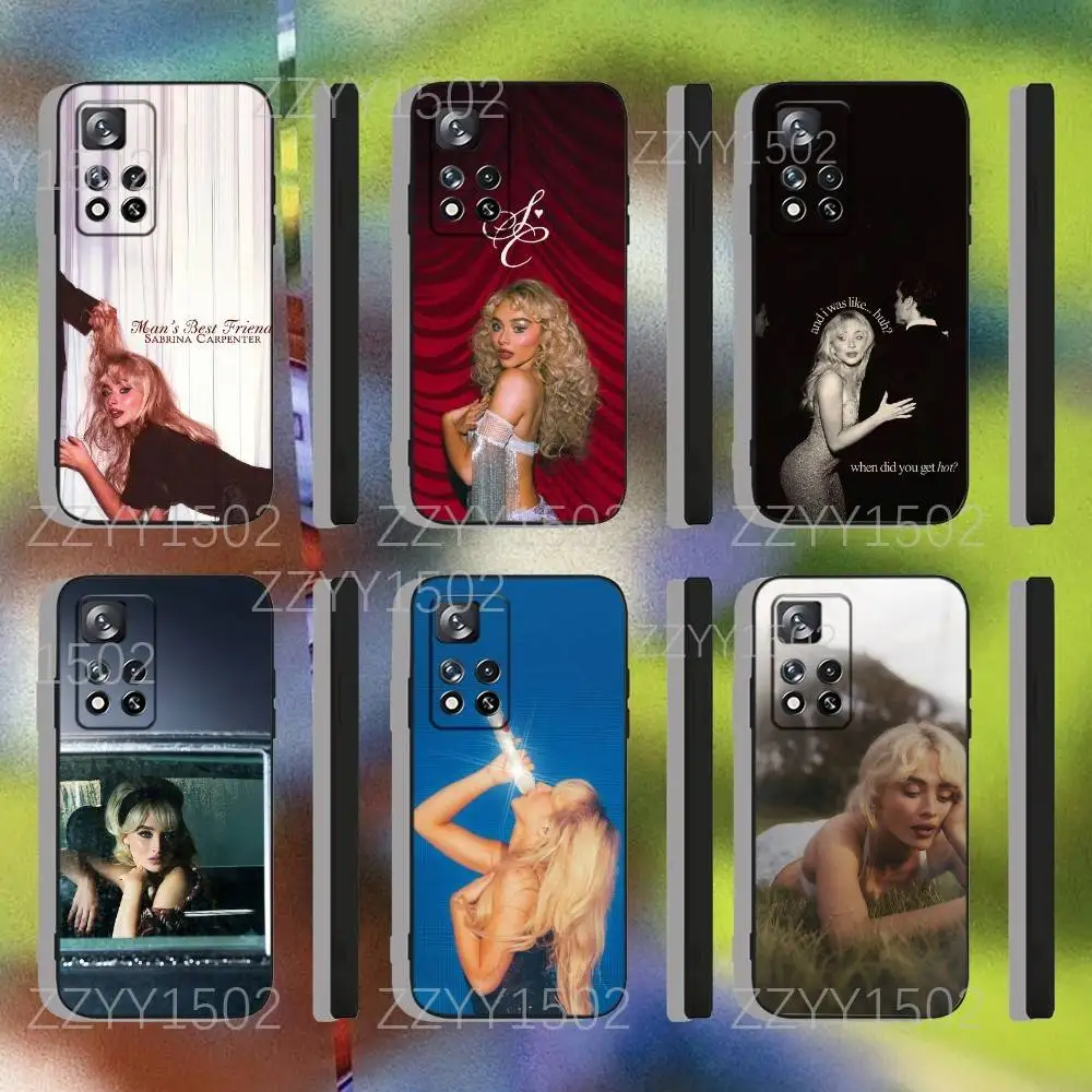 

S-Sabrina Carpenter Tears Phone Case For Samsung S25,S24,Ultra,S20,S30,Plus,S22,S23,Ultra,Plus,5G Black Silicone Soft