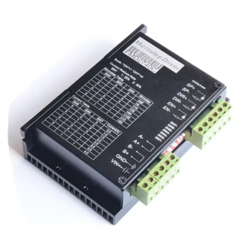 

FMD2740C 2 Phase 50VDC /4A / 128 microstep CNC stepper motor driver for Nema17,23 stepper motor cnc router milling