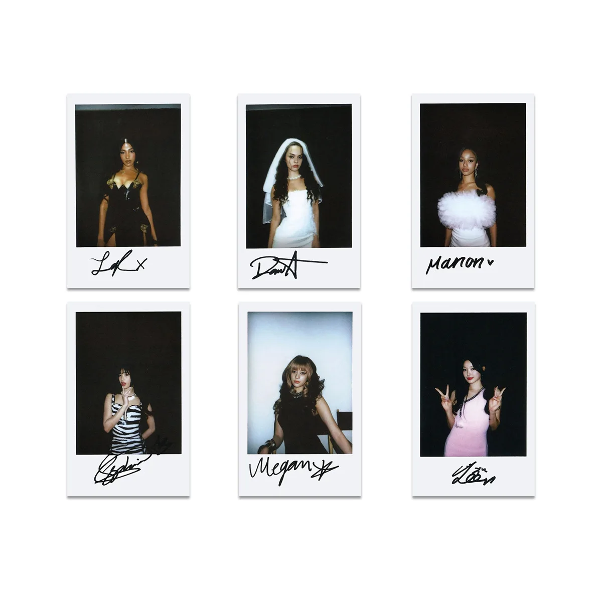 6Pcs KATSEYE Photocards Cat's Eye Peripheral LOMO Cards Girl Group Member Collectible Photo Fans Gift