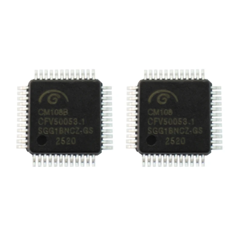 LIZAO CM108 / CM108B USB Audio IC Chip QFP48 Package for Computer Audio Interface & Sound Card