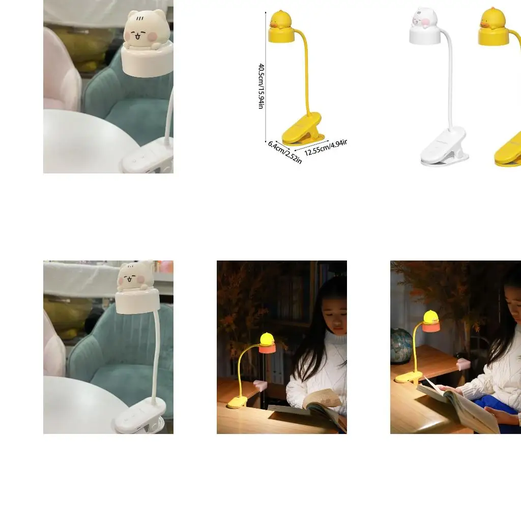 

Rechargeable Desk Lamp with Adjustable Brightness Eye Caring Warm Light 601C