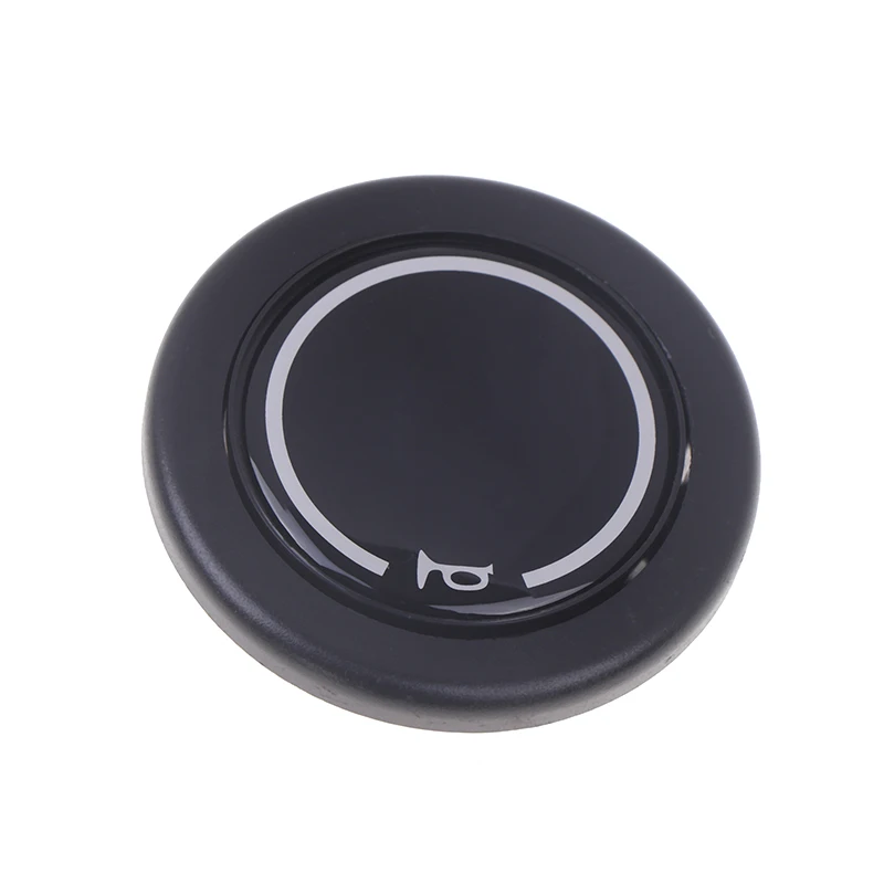 1Pcs JDM Black Horn Push Button Kit For Universal For Nardi Steering Wheel Car Modified Accessories